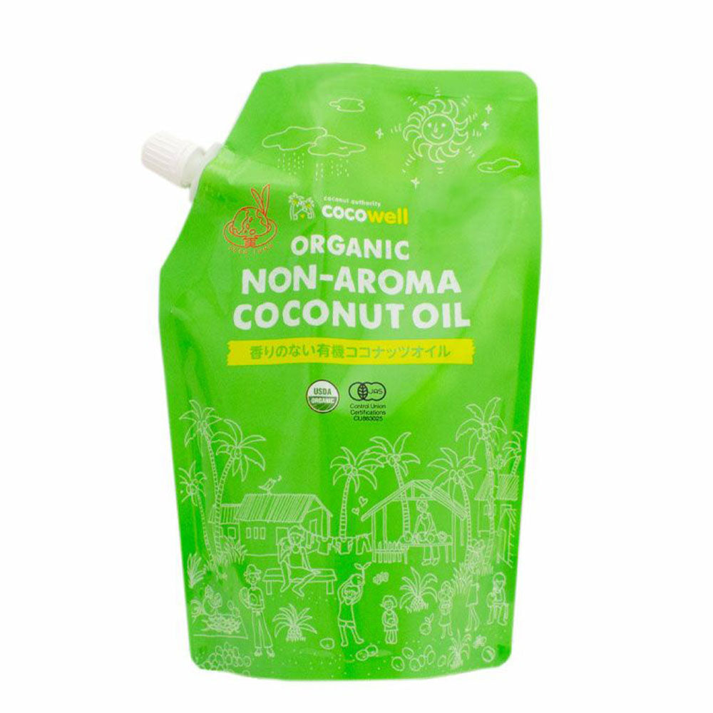 ココウェル 香りのない 有機 ココナッツオイル 460g