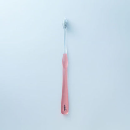 MOYÖ モヨウ TOOTHBRUSH 全6色 | 歯ブラシ クリアハンドル 歯科医師監修 薄型ヘッド 日本製