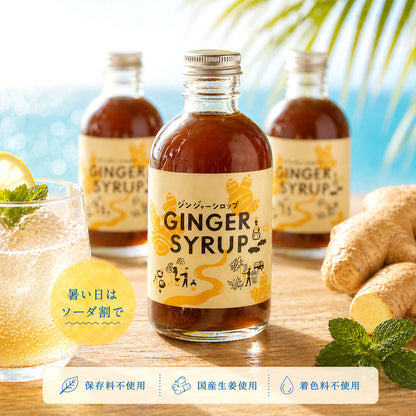 坂ノ途中 ジンジャーシロップ 300mL (1本または3本セット)