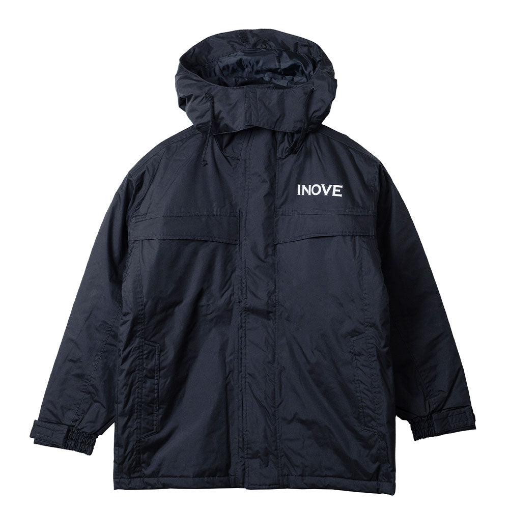 INOVE オリジナル 防水防寒ハーフコート 男女兼用 ブラック
