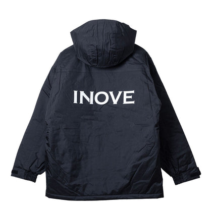 INOVE オリジナル 防水防寒ハーフコート 男女兼用 ブラック