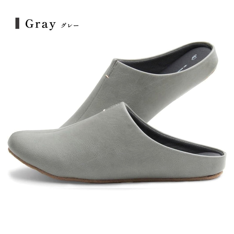 room's ルームズ スリッパ グレー