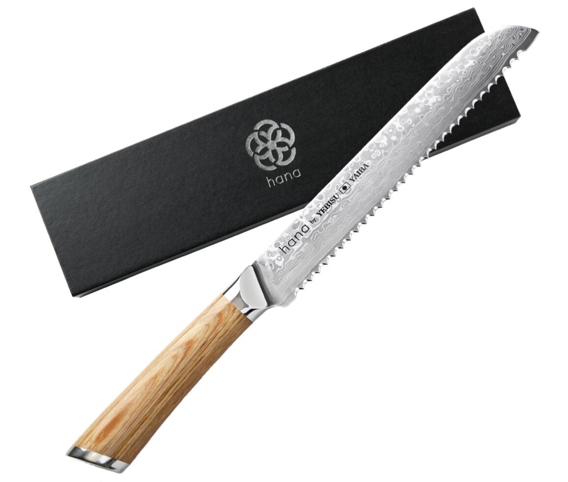 hana ダマスカス包丁 恵比寿刃 三徳包丁 全6種 VG-10 愛でたい包丁 hana by YEBISUYAIBA