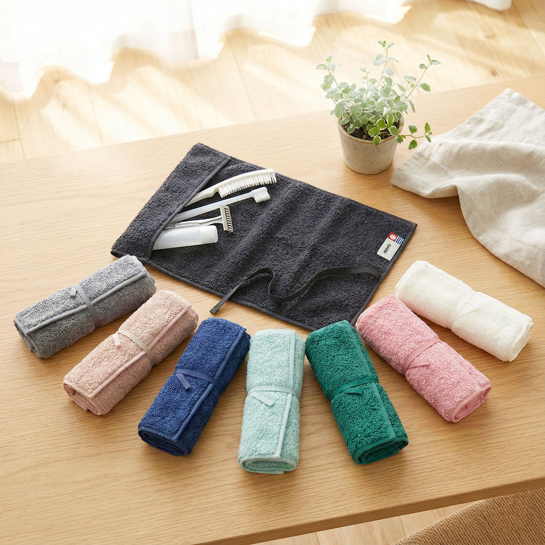 MOYÖ モヨウ マルチケース 全7色 | 今治タオル製 歯ブラシケース 携帯用 日本製 綿100%