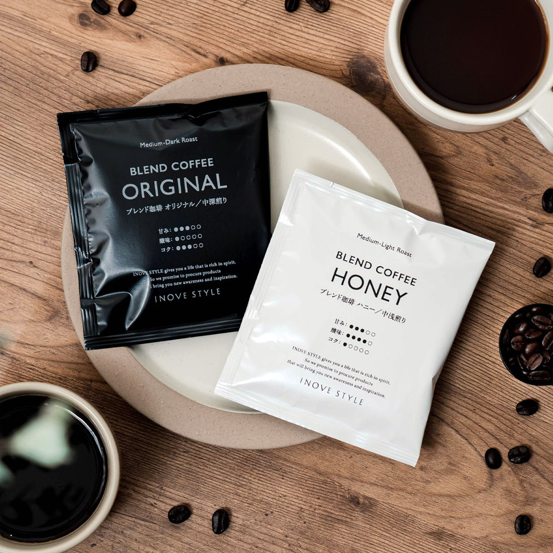 INOVE STYLE Originals スペシャルティコーヒー ドリップバック 5個セット オリジナルブレンド / ハニーブレンド