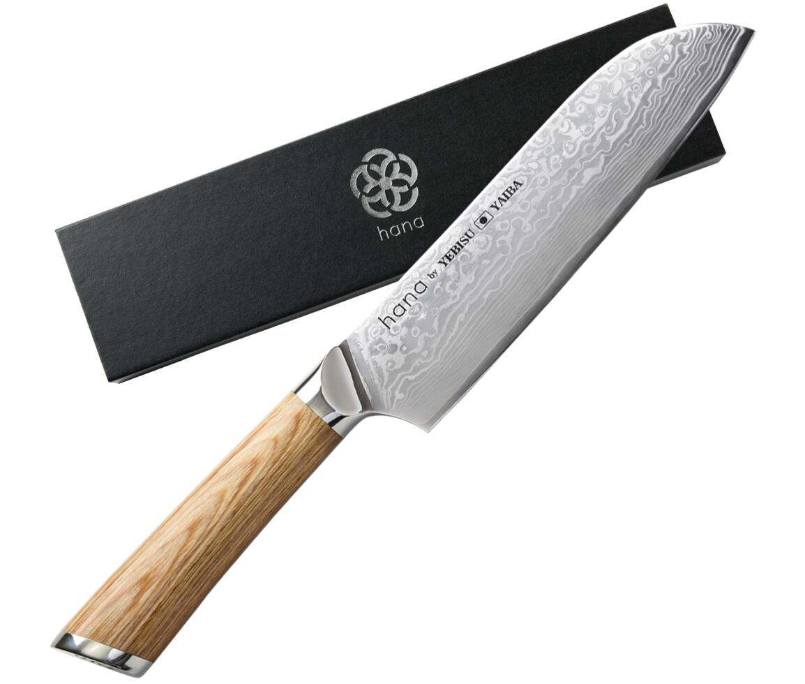hana ダマスカス包丁 恵比寿刃 三徳包丁 全6種 VG-10 愛でたい包丁 hana by YEBISUYAIBA
